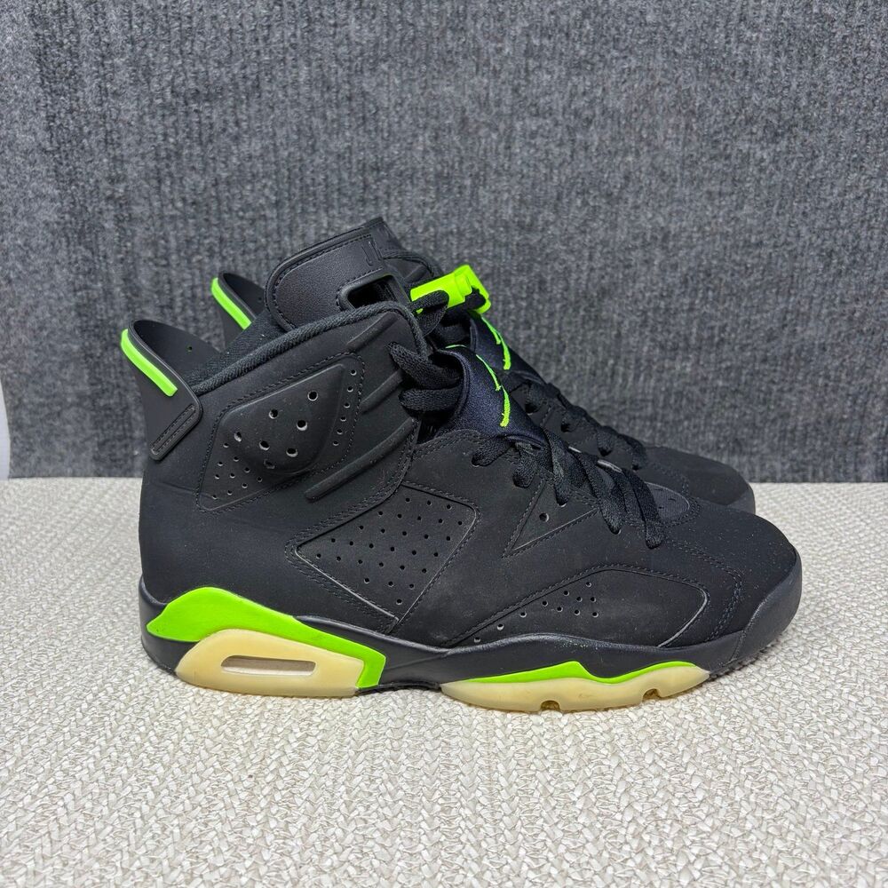 Nike Air Jordan 6 Retro Electric Green Black Men’s Size 9 CT8529-003